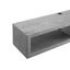 Wall Mounted 48 Inch TV Console Entertainment Center In Stone Gray