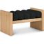 Wallerby Black Accent and Storage Bench 0qb24403753