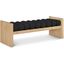 Wallerby Black Accent and Storage Bench 0qb24403758