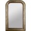 Waverly Silver Leaf Hand Carved Top Rectangular Mirror