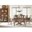 Weatherford Milford Dining Room Set With Baylis Chairs (Grey Heather)