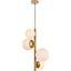 Wells 18 Inch Pendant In Brass With White Shade