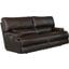 Wembley Power Lay Flat Reclining Sofa with Power Adjustable Headrest In Chocolate