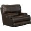 Wembley Power Lay Flat Recliner with Power Adjustable Headrest And Lumbar Support In Chocolate
