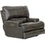 Wembley Power Lay Flat Recliner with Power Adjustable Headrest And Lumbar Support In Steel
