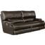 Wembley Power Lay Flat Reclining Sofa with Power Adjustable Headrest And Lumbar Support In Steel