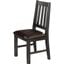 Wendy Faux Leather Dining Chair Set of 2 In Rustic Gray