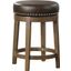 Westby Brown Round Swivel Counter Height Stool Set Of 2