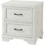 Westwood Design Foundry 2 Drawer Nightstand in White Dove