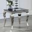 Wetzikon End Table In Black and Silver