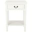 Whitney 1 Drawer Accent Table in Distressed White