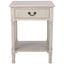 Whitney 1 Drawer Accent Table in Greige