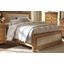 Willow Distressed Pine Upholstered Bedroom Set