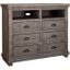 Willow Weathered Gray Media Chest