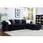 Wilmington Sectional In Black