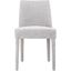 Wilson Mid-Century Modern Contemporary Upholstered Vintage Dining Chair Set of 2 In Platinum