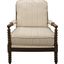 Windsor Natural Stripe Occasional Chair In Natural