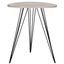 Wolcott Gray and Black Wood Side Table