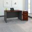Woss Hansen Cherry Office Desk & Hutch 0qb24510095