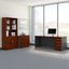 Woss Hansen Cherry Office Desk & Hutch 0qb24521147