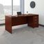 Woss Mahogany Office Desk & Hutch 0qb24521156