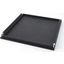 Wrapped Handle Large Tray In Black Leather