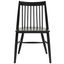 Wren Black 19 Inch Spindle Dining Chair Set of 2