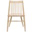 Wren Natural 19 Inch Spindle Dining Chair Set of 2