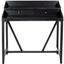 Wyatt Black Writing Desk with Pull Out