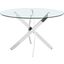 Xander Chrome Round Dining Table