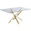 Xander Dining Table In Gold