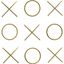 XOXO Gold Stainless Steel Wall Decor 431
