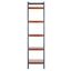 Yassi 5 Tier Leaning Etagere in Honey Brown