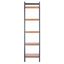 Yassi 5 Tier Leaning Etagere in Natural and Charcoal