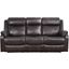 Yerba Dark Brown Double Lay Flat Reclining Sofa