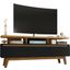 Yonkers 62.99 TV Stand in Black and Cinnamon