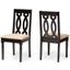 Yorkley Sand and Dark Brown Dining Chair