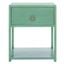 Yudi 1 Drawer 1 Shelf Nightstand in Turquoise