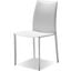 Zak Pure White Leather Dining Chair - Set of 2