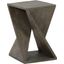 Zalemont Distressed Gray Accent Table
