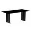 Zara 55 Inch Dining Table In Black and Gold