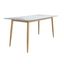 Zayle 71 Inch Dining Table In Medium Grey