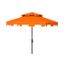 Zimmerman 9Ft Double Top Market Umbrella in Orange