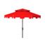 Zimmerman 9Ft Double Top Market Umbrella in Red