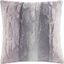 Zuri Polyester Faux Tip Dyed Brushed Long Fur Pillow With Knife Edge In Blush/Grey