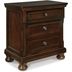 Porter Rustic Brown Two Drawer Nightstand by Ashley Furniture ...