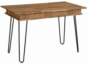 Horizons rustic shop caramel table
