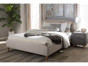 Vivar Queen Bed In Beige by Furniture of America 1StopBedrooms