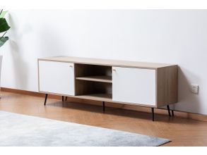 Baxton Studio Gemini Wood Contemporary Tv Stand 1StopBedrooms