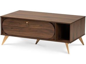 Baxton Studio Arend Modern And Contemporary Two Tone Oak Brown And